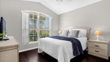 5 bedrooms, iron/ironing board, travel cot, WiFi