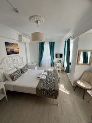 Standard Double Room, Garden View | 1 bedroom, bed sheets