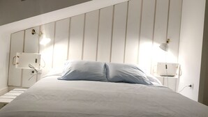 1 dormitorio, tabla de planchar con plancha, cuna de viaje y wifi gratis