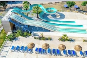 Piscine extérieure, piscine chauffée