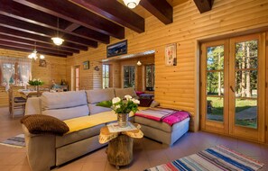 TV, fireplace, table tennis