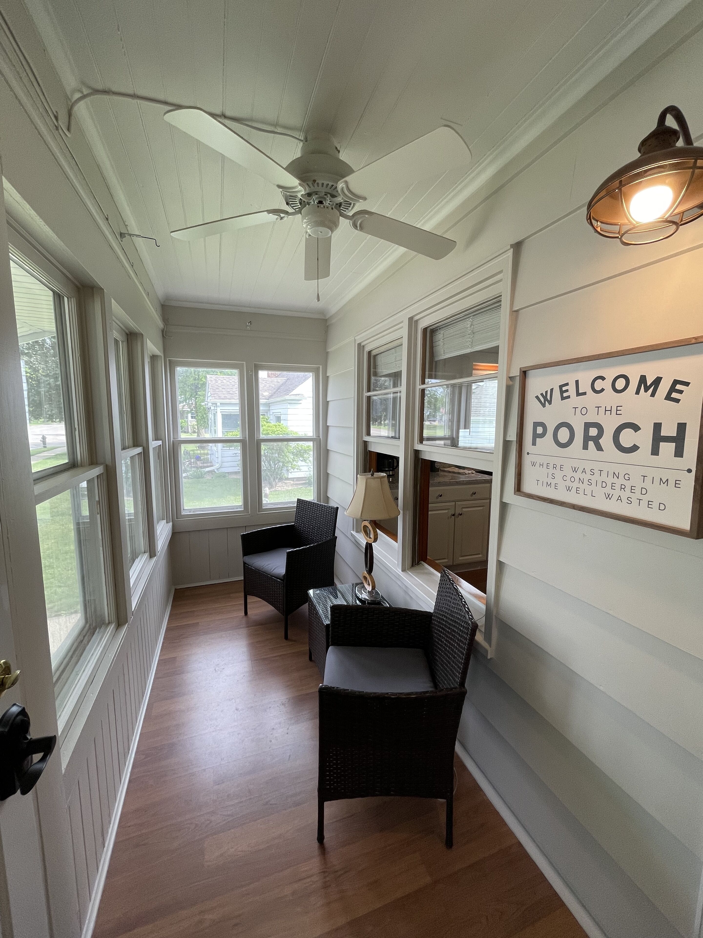 Upstairs front porch