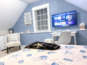 Romantisches Zimmer, 1 Queen-Bett, Nichtraucher, Gemeinschaftsbad | Betten mit Memory-Foam-Matratzen, individuell dekoriert