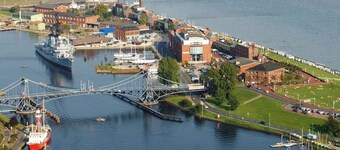 Luxury Apartment 'Heligoland avant-garde "direkte på South Beach i Wilhelmshaven 