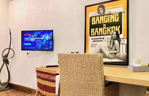 Appartamento, 1 camera da letto, patio | Area soggiorno