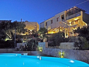 Villa, 4 Bedrooms, Smoking, Private Pool | Balcony - Small Village, 2 Houses Together for 2 Families (Apokoronas)
