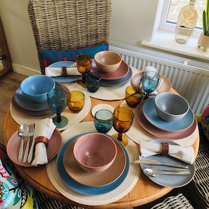 Dining room - The Art Attic a Stylish Boutique Apartment (Builth Wells)