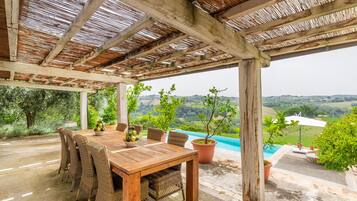 Villa, Mehrere Schlafzimmer, eigener Pool, Gartenblick | Außenbereich