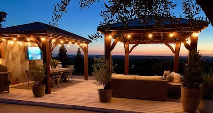 Views Views Views! Farmhouse with 6 acres of privacy & great outdoor space.