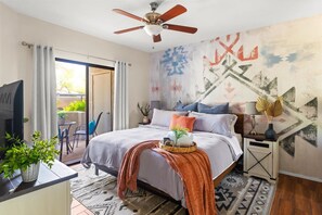 1 Schlafzimmer, Allergikerbettwaren, Betten mit Memory-Foam-Matratzen