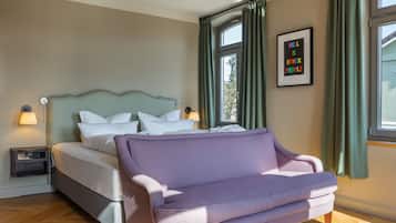 Doppia Comfort, non fumatori, balcone | Biancheria da letto di alta qualità, una cassaforte in camera