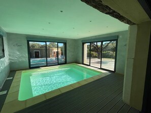 Indoor pool, outdoor pool