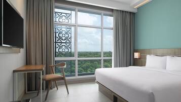 Superior Room Hollywood | Meja kerja, setrika/meja setrika, Wi-Fi gratis, dan seprai linen