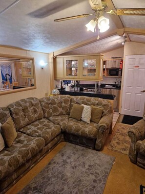 Apartment | Living area | Fireplace - Discover Comfort Home From Home 8-birth Caravan (Skegness)