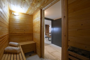 Suite Supérieure, sauna (Appolon) | Salle de bain
