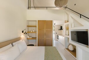 Family Quadruple Room, Multiple Beds, Terrace, Sea View | Pillowtop beds, desk, soundproofing, WiFi (free)