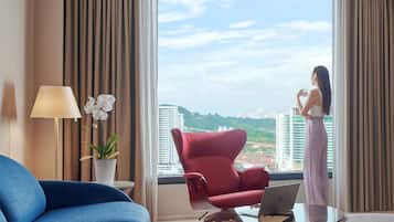 Ropa de cama hipoalergénica y minibar