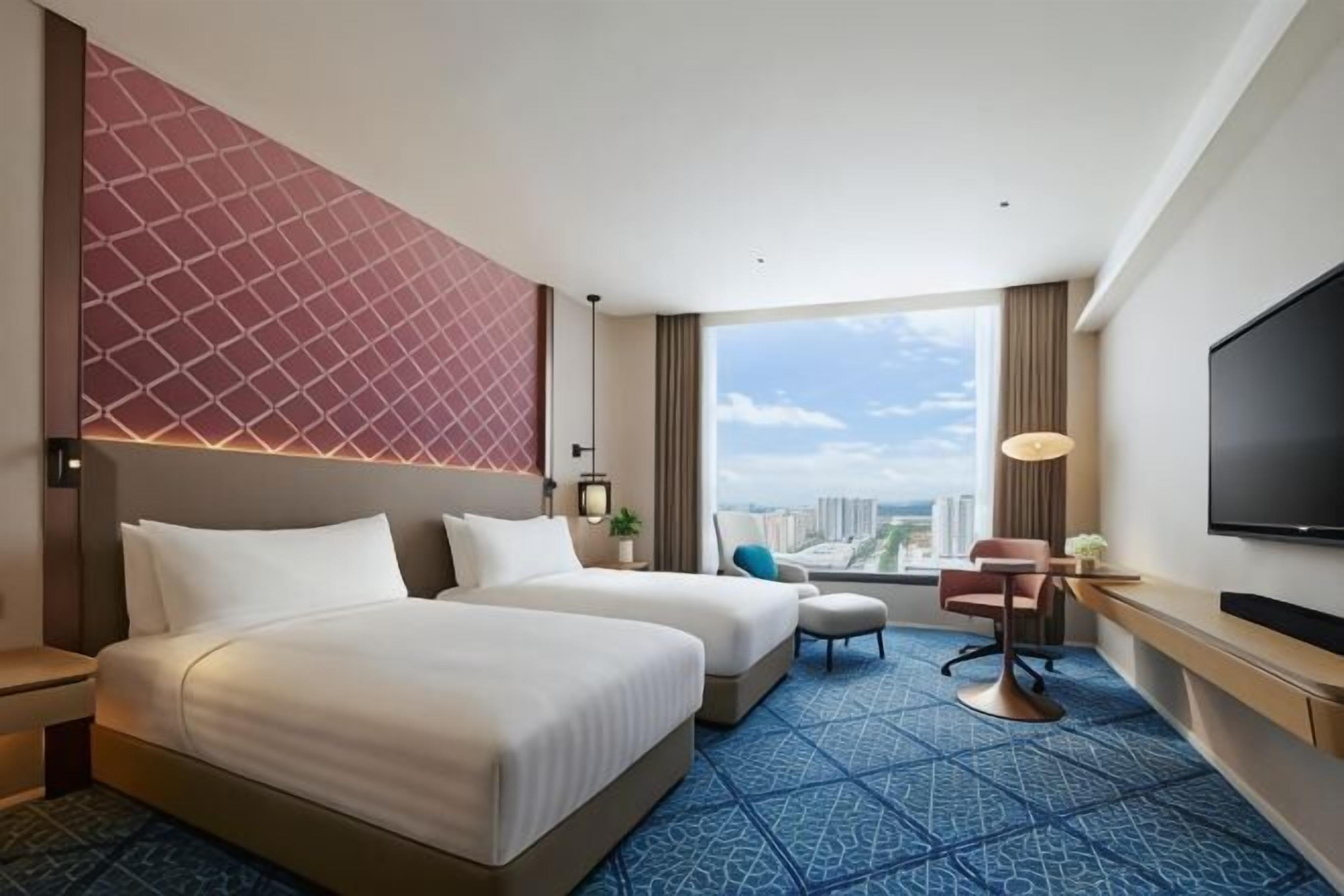 低過敏寢具、迷你吧、客房內保險箱、布置獨特