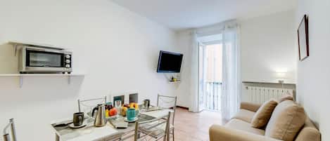 Standard Apartment, Multiple Bedrooms, Beachside (Casa Dolce Casa Stresa 50m from lake) | Living area | Flat-screen TV