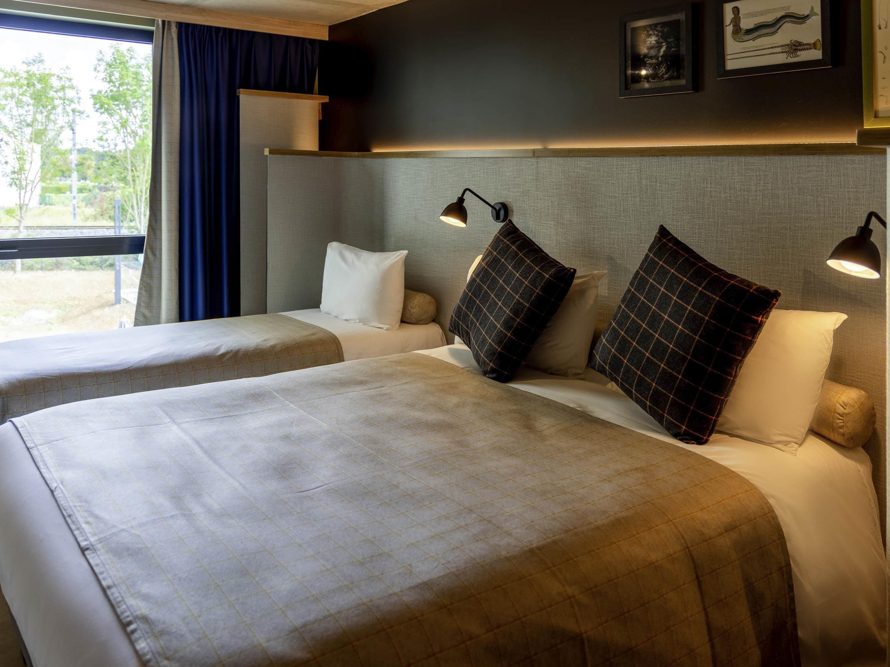 Standard Room (1 Double Bed and 3 Single Beds) | Premium bedding, desk, blackout drapes, soundproofing