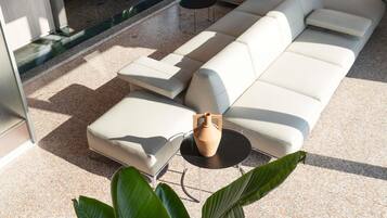 Presidential-Suite, 1 King-Bett | Terrasse/Patio