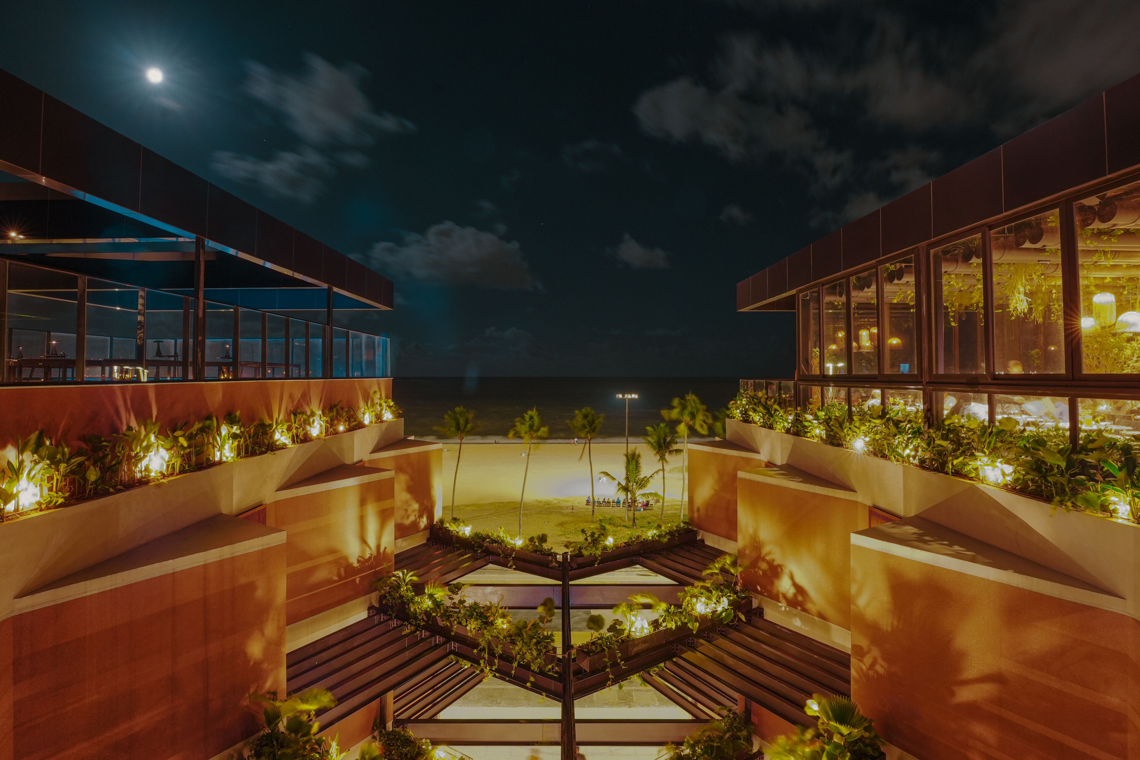 Na praia, areia branca 