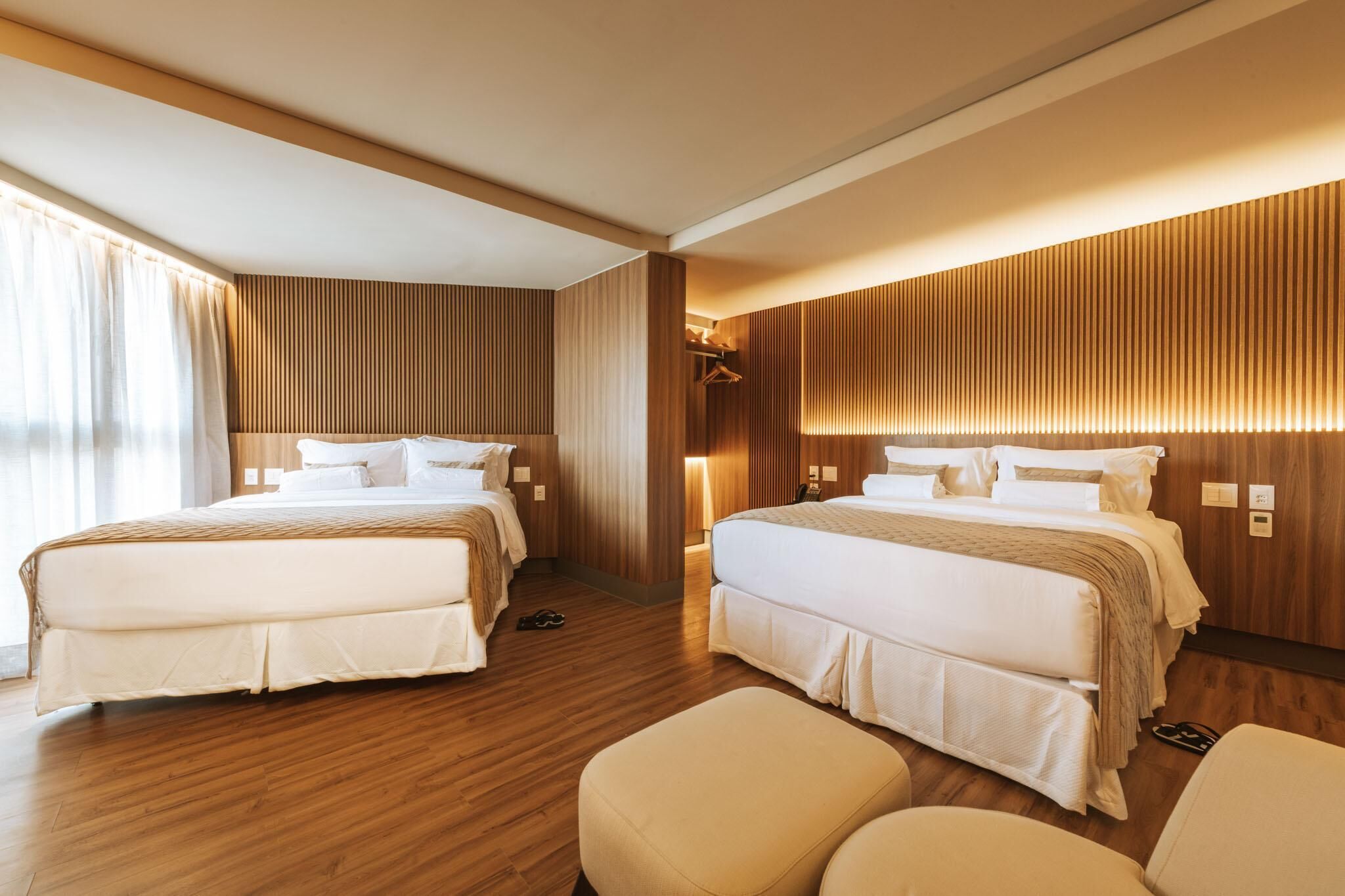 客房内保险箱、隔音、免费 WiFi