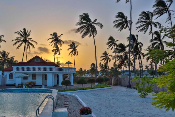 Overnatningsstedets facade