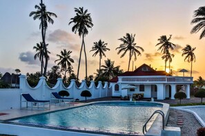 Overnatningsstedets facade