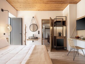 2 bedrooms, in-room safe, soundproofing, iron/ironing board