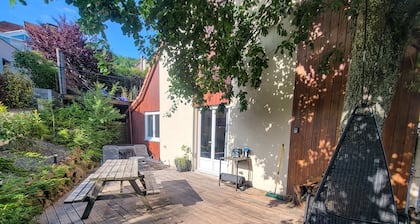 On your terrace at the foot of an oak tree, feel the Alsace's vibes !