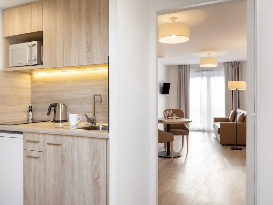 Apartemen | Kedap suara, Wi-Fi gratis, dan seprai linen