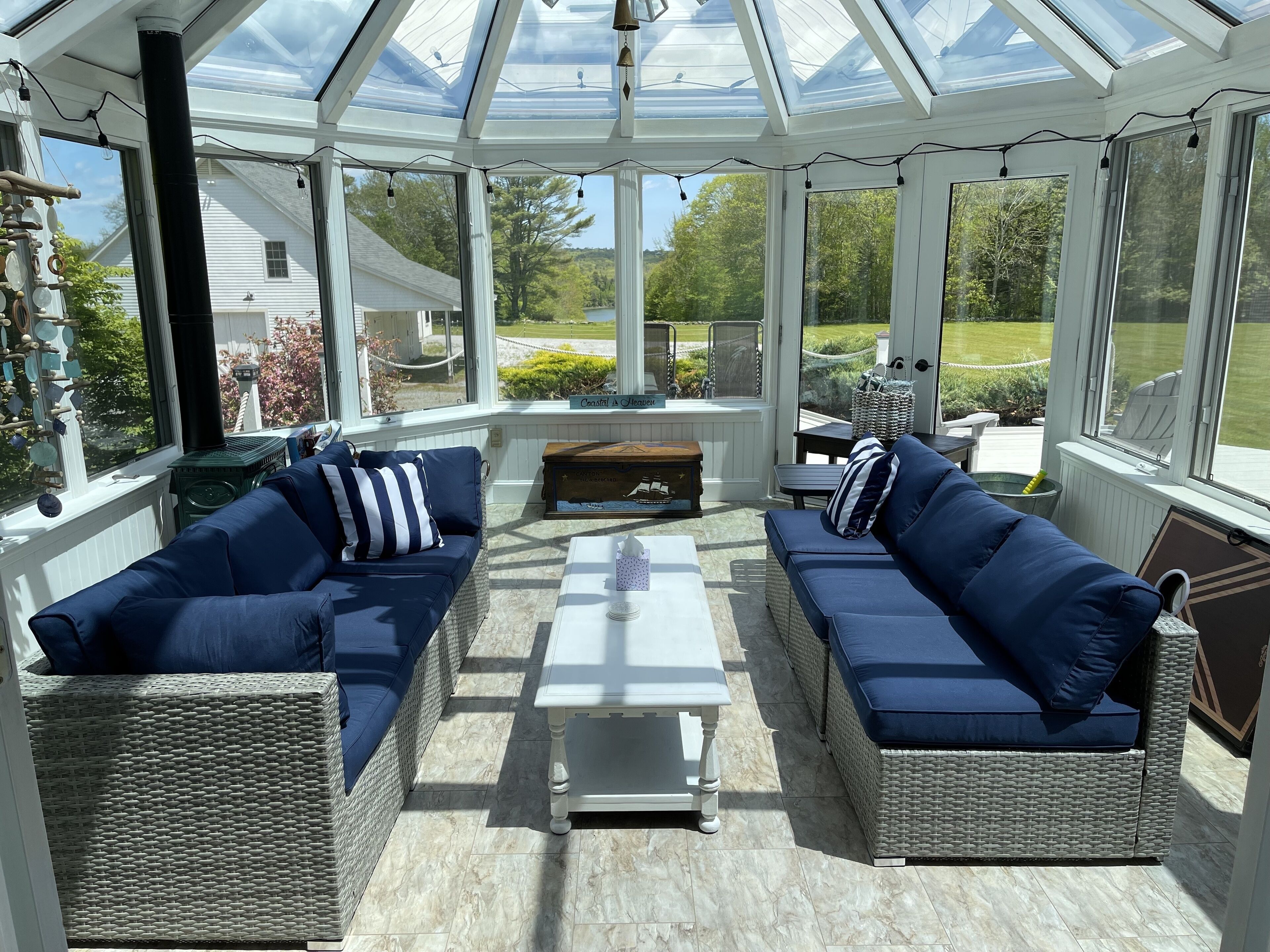 Sunroom during the day