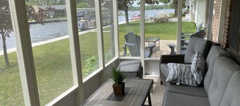 “Stay Anchored” Lake Tippecanoe channel front with pier and great lake views