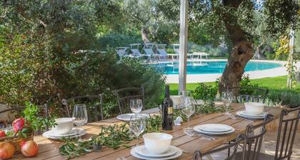 TD Il Vecchio Fienile Outdoor Kitchen With Pool View