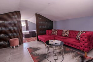 Luxury Room, 1 Bedroom | Living area | Flat-screen TV - Ruby Suit (Istanbul)