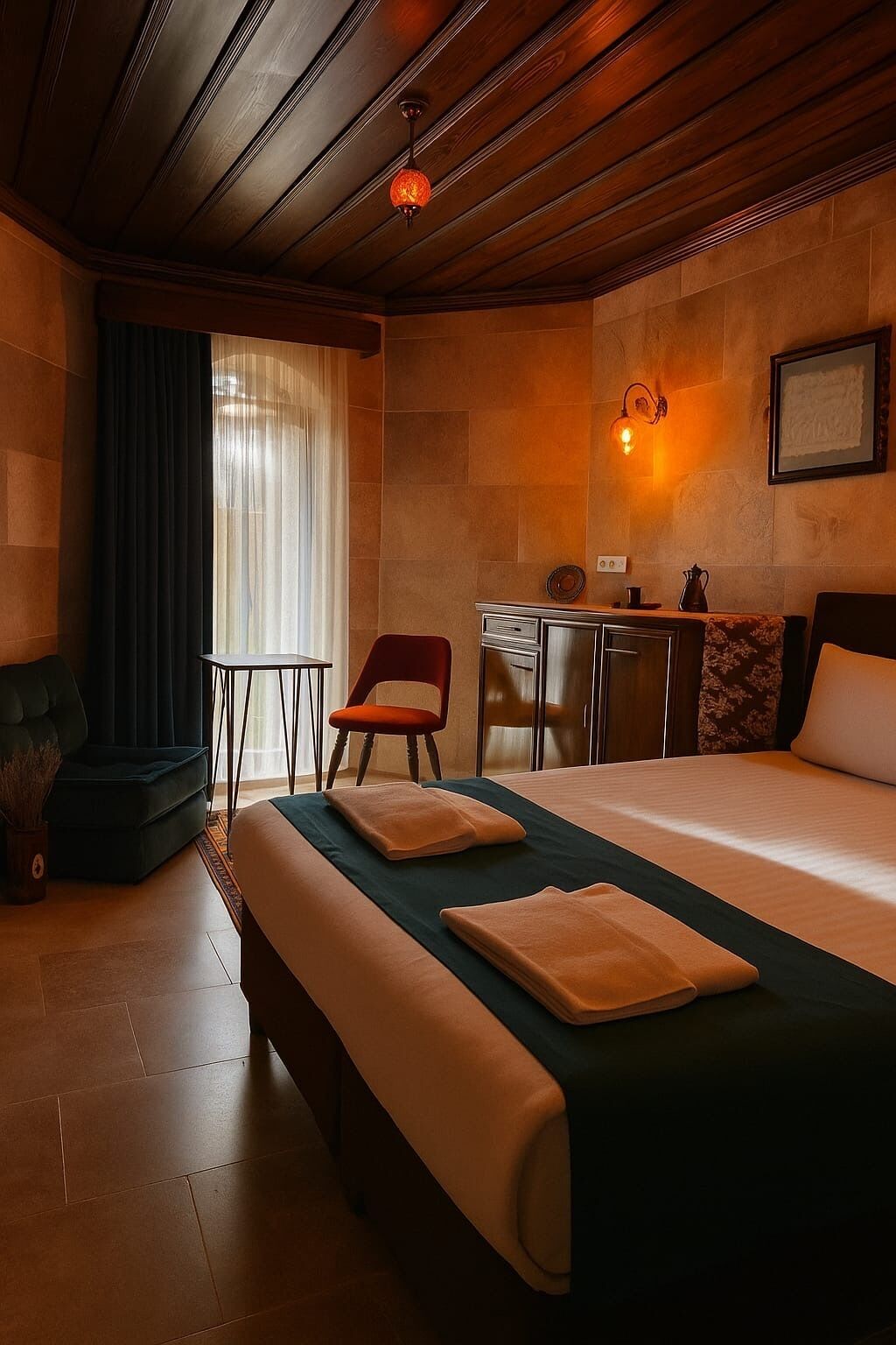 Estudio Deluxe | Ropa de cama de alta calidad, minibar, caja fuerte