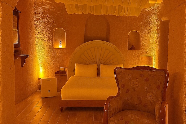 Suíte estúdio romântica | Roupas de cama premium, frigobar, cofres nos quartos