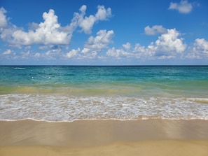 Sun-loungers, beach towels
