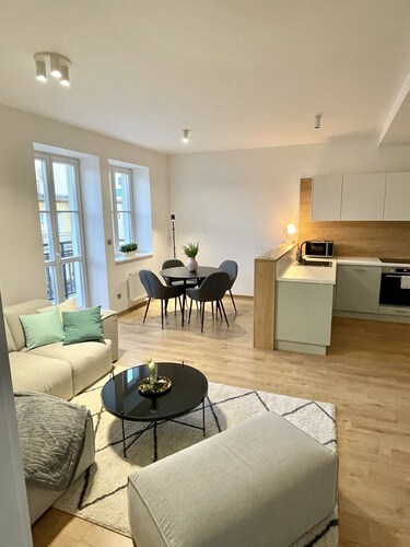 Old town located quite apartment