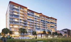 Exterior - Peaceful Beachfront!2 Elevators. Balcony, quick, easy access to the beach.ENJOY (North Myrtle Beach)