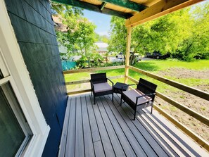 Terrace/patio - Downtown Renovated Retreat – Walk to Tours & Dining! (Alexandria Bay)