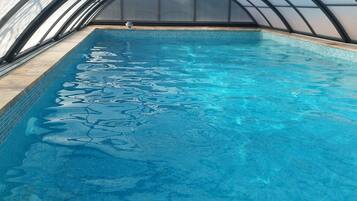 Indoor pool, outdoor pool