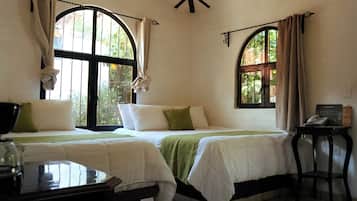 Family Room | 1 bedroom, hypo-allergenic bedding, down comforters, in-room safe