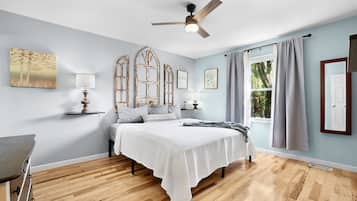 3 bedrooms, iron/ironing board, travel cot, WiFi