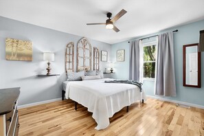 3 habitaciones, tabla de planchar con plancha, cuna de viaje y wifi 