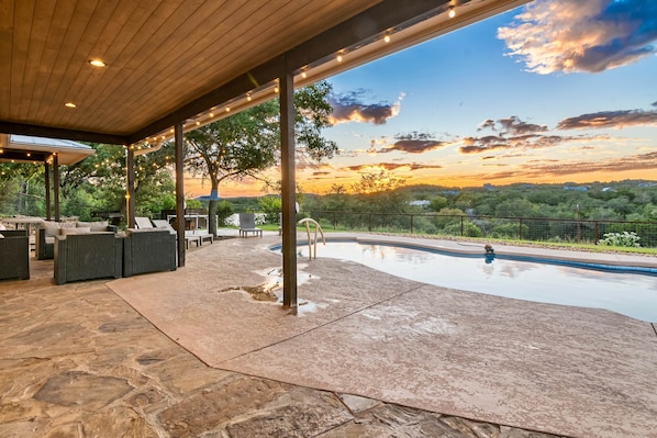 Alberca al aire libre