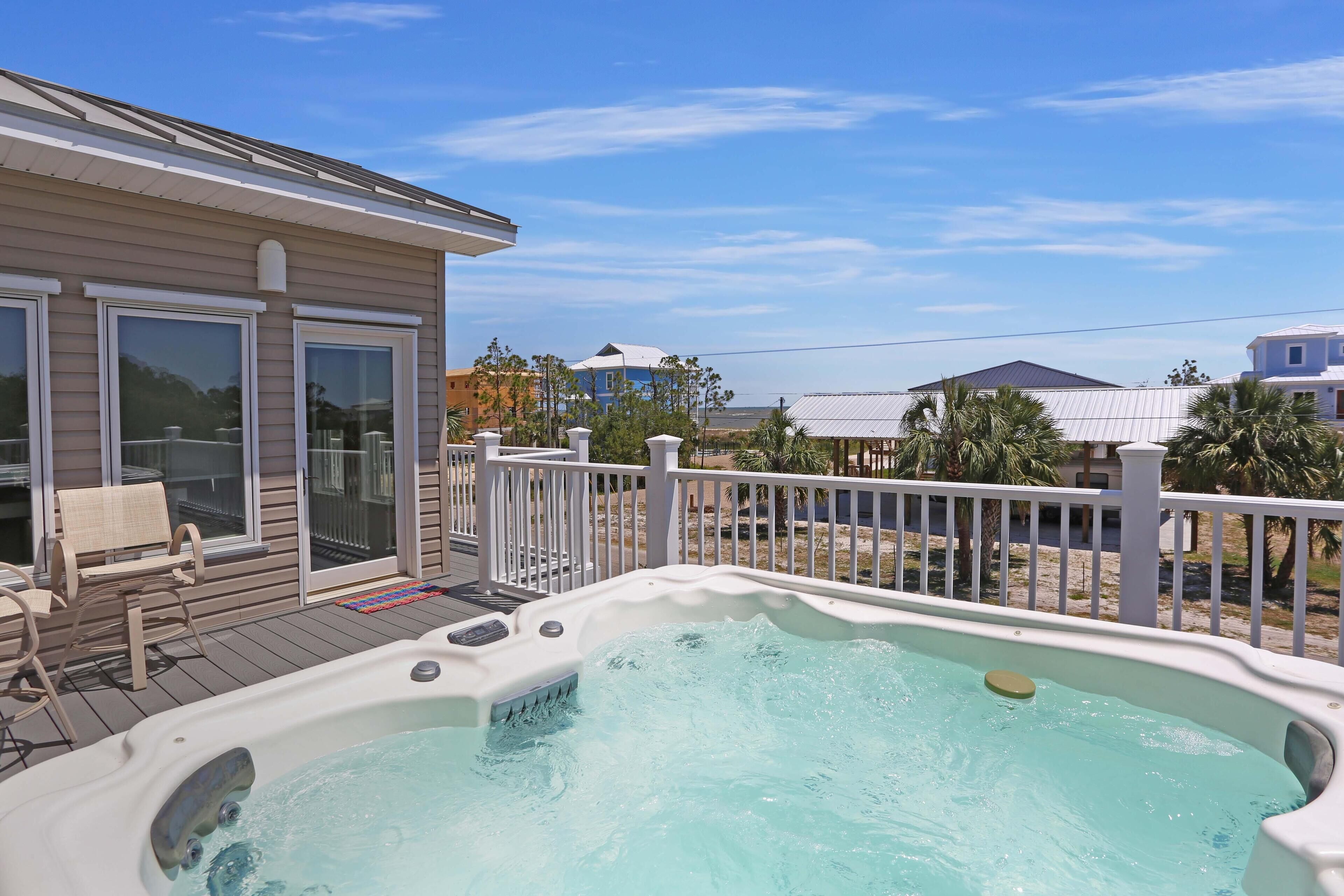 House, Multiple Beds (Sweet Home Apalachee) | Outdoor spa tub