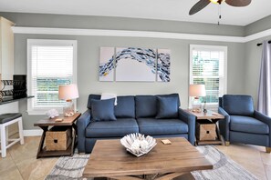 Condo, Multiple Beds (Dunes Club 2A) | Living area - Dunes Club 2A (Port St. Joe)