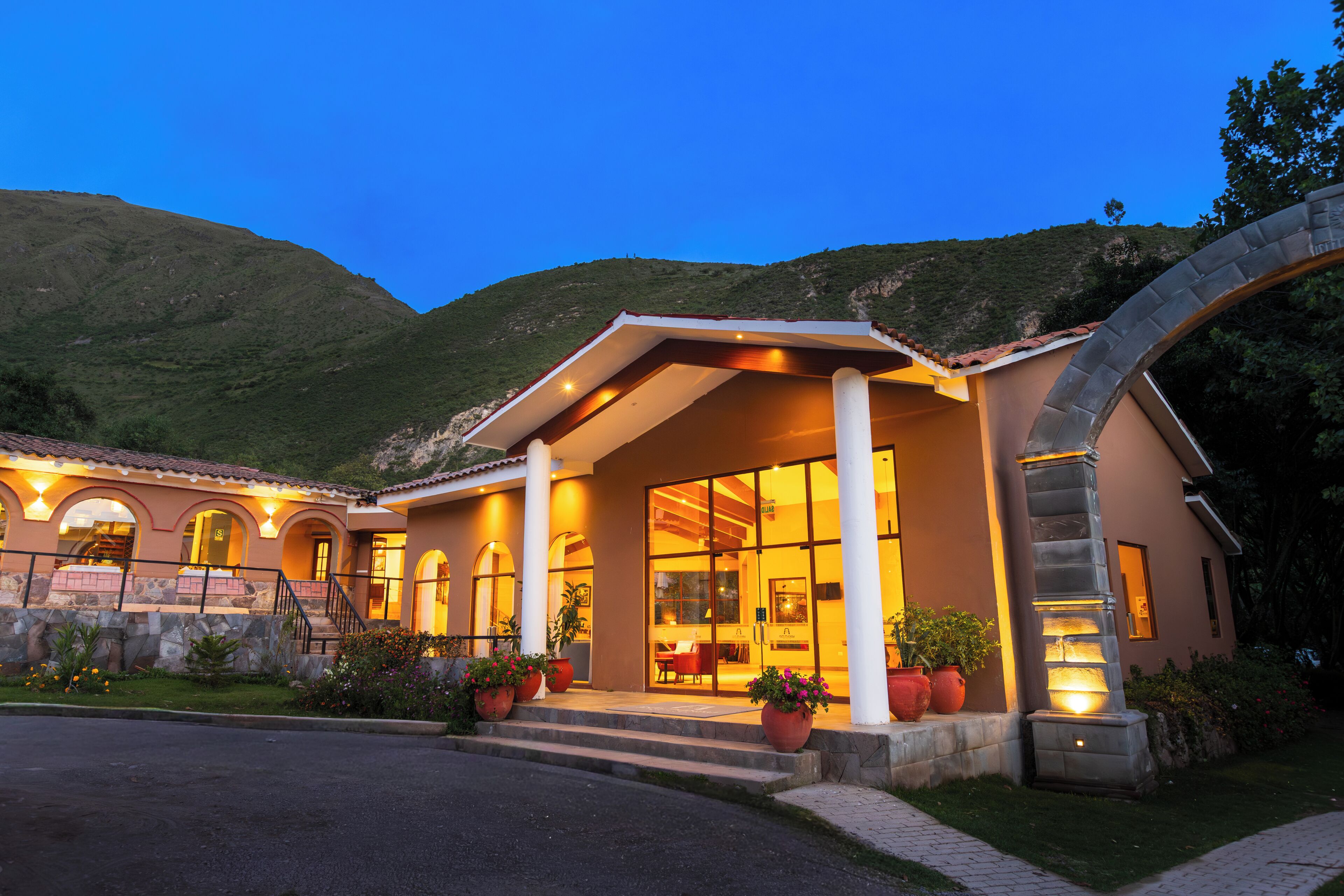 Overnatningsstedets facade